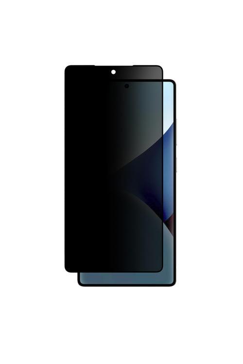 Galaxy S25 Ultra Radix Privacy Parmak İzi Bırakmayan Temperli Cam Ekran Koruyucu Siyah