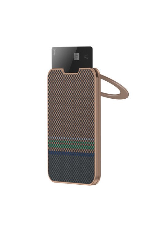 Armorgo 600D Aramid Fiber Magnetik Standlı Kartlık Gold