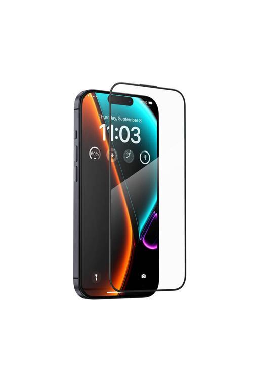 İphone 15 Pro Uyumlu Glass Warrior Hd Görüntü Cam Ekran Koruyucu Uygulama Aparatlı
