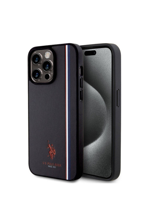 Apple Iphone 15 Pro Max Uyumlu Kılıf Lisanslı Üç Renk Şerit Tasarımlı Baskı
