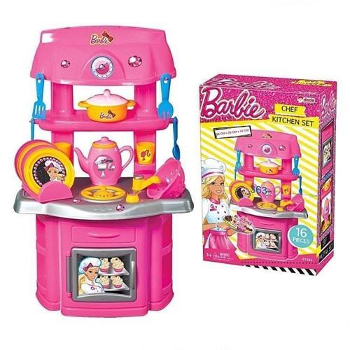 Eğitici Oyuncak Oyuncak Barbie Şef Mutfak Seti Kız Erkek Çocuk Eğitici