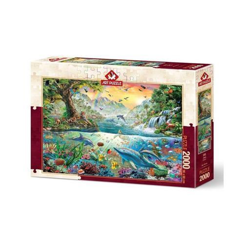 Eğitici Oyuncak 5221 Art Puzzle, Aslan Ailesi 1000 Parça Puzzle Kız Erkek Çocuk Eğitici Eğitici 
