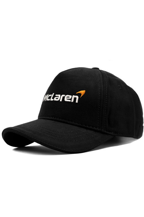Mclaren Logo İşlemeli Yüksek Profil Şapka