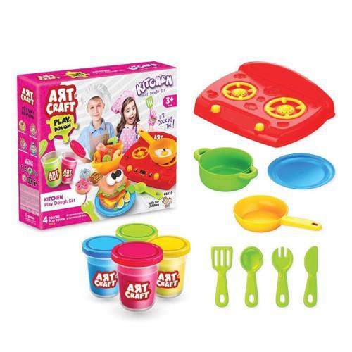 Eğitici Oyuncak 03332 Dede, Mutfak Hamur Seti 224 gr Kız Erkek Çocuk Eğitici