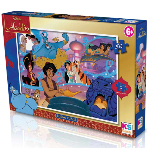 Eğitici Oyuncak KS Aladdin Puzzle 200 Parça Kız Erkek Çocuk Eğitici