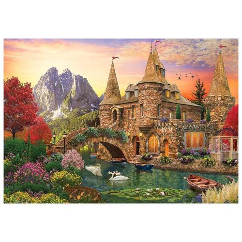 Eğitici Oyuncak KS Castle Land 1000 Parça Puzzle Kız Erkek Çocuk Eğitici
