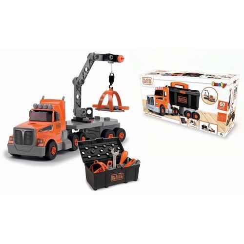 Eğitici Oyuncak 7600360175 Black Decker Brikolo Kamyon -Smoby Kız Erkek Çocuk Eğitici Eğitici Oy