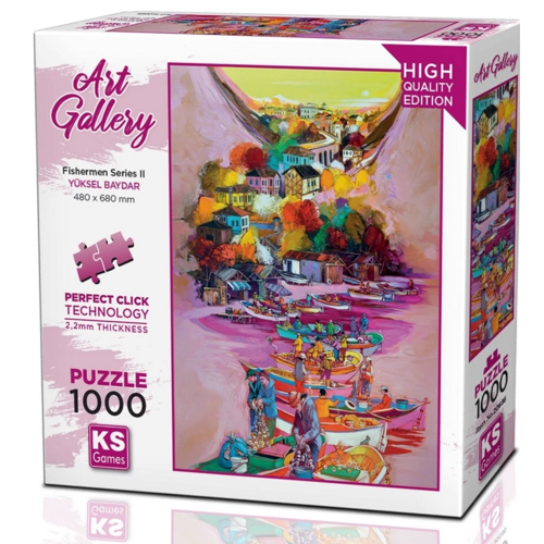 Eğitici Oyuncak KS Games Autumn Village Puzzle 1000 Parça 20671 Kız Erkek Çocuk Eğitici Eğitici 