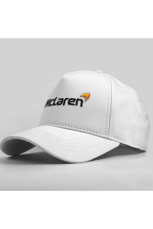Mclaren Logo İşlemeli Yüksek Profil Şapka