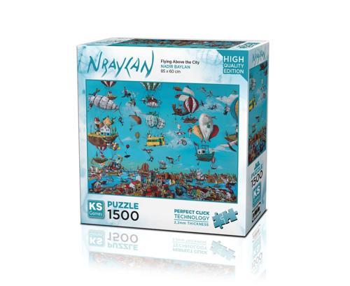 Eğitici Oyuncak KS Puzzle 1500 Parça Kandinsky Gris Kız Erkek Çocuk Eğitici