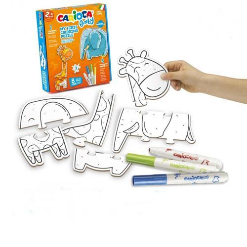 Eğitici Oyuncak Carioca Boyanabilir Hayvanlar Bebek Puzzle Kız Erkek Çocuk Eğitici Eğitici Oyunc