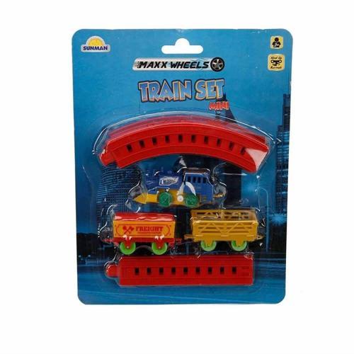 Eğitici Oyuncak Kurmalı Raylı Mini Tren Seti 11 Parça Kız Erkek Çocuk Eğitici