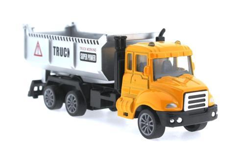 Eğitici Oyuncak Çek Bırak Metal Mini Sarı Kamyon Kız Erkek Çocuk Eğitici