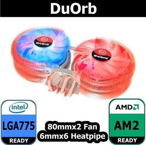 Duo Orb Intel LGA775 ve AM2 ile uyumlu CPU Sogutucusu