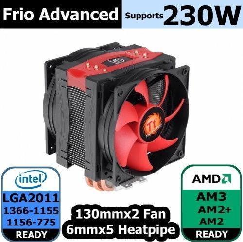 Frio Advanced 2x130mm Fanlı 230W destekli İntel AMD Uyumlu İslemci Sogutucusu