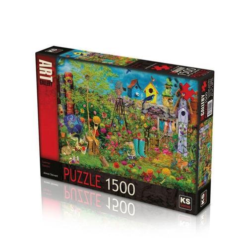 Eğlenceli Oyuncak 22009 Puzzle 1500/SUMMER GARDEN Kız Erkek Çocuk Eğitici