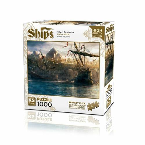 Eğlenceli Oyuncak 23020 Moonlight Mischief 3000 Parça Puzzle -KS Puzzle Kız Erkek Çocuk Eğitici Eğ