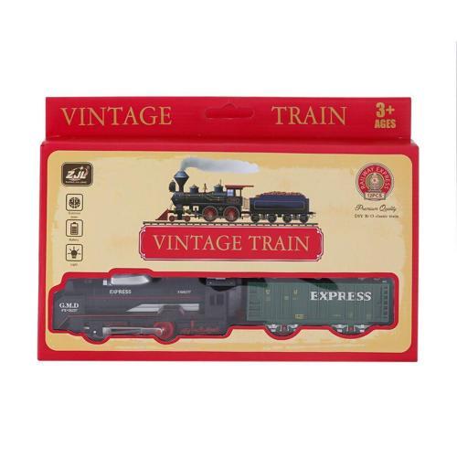 Eğlenceli Oyuncak 5299-72 Işıklı Tren 21 Parça Kız Erkek Çocuk Eğitici