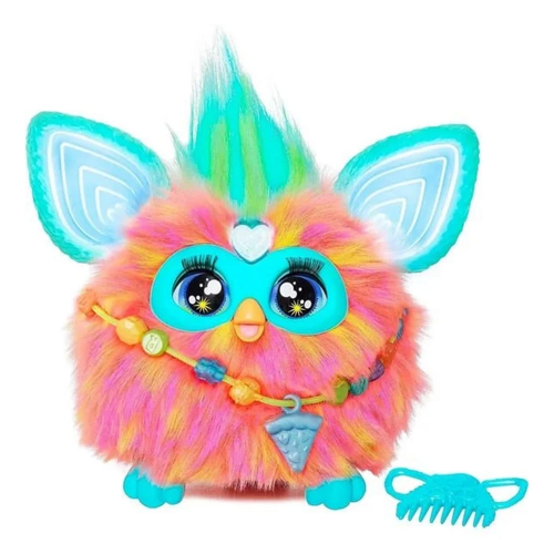Eğitici Oyuncak Furby Mor İnterakti̇f Peluş F6743 ***DİLİ İNGİLİZCEDİR*** Kız Erkek Çocuk Eğiticil