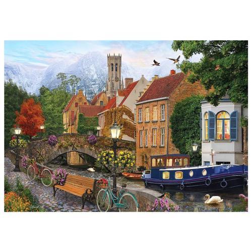 Eğlenceli Oyuncak KS Canal Living 2000 Parça Puzzle Kız Erkek Çocuk Eğitici