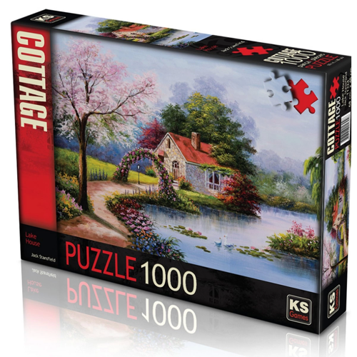 Eğlenceli Oyuncak KS Games Castle Land Puzzle 1000 Parça 20779 Kız Erkek Çocuk Eğitici Eğitici Oyu