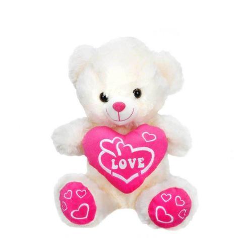 Kız Erkek Çocuk Oyuncak 01000 Kalpli Peluş Ayı 30cm Kız Erkek Çocuk Eğitici