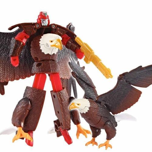 Eğlenceli Oyuncak Robota Dönülen Kartal Oyuncak Figür Kız Erkek Çocuk Eğitici