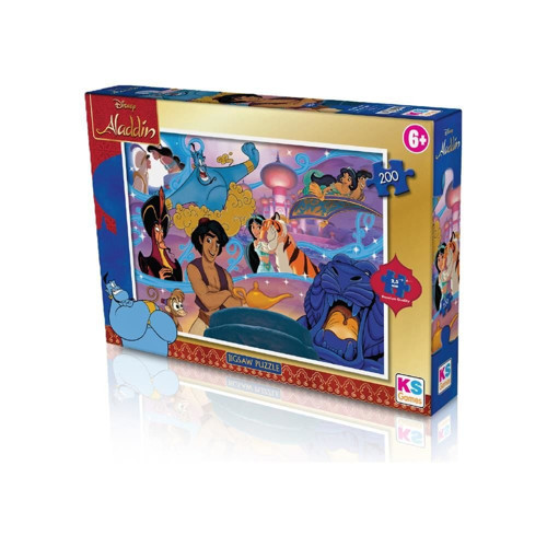 Eğlenceli Oyuncak ALD 113 ALADDİN PUZZLE 200 PRÇ. -KS Kız Erkek Çocuk Eğitici