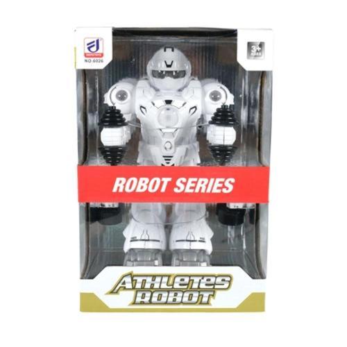Eğlenceli Oyuncak Sesli ve Işıklı Robot Fighter 22cm Kız Erkek Çocuk Eğitici