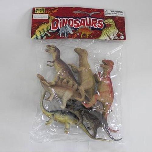 Eğlenceli Oyuncak SH-Vardem 6 Parça 5 inch Çiftlik, Dinozor,Vahşi Orman ve Deniz Hayvanları Hayvan Seti - 1adet Stokta