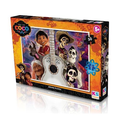 Eğlenceli Oyuncak CO 709 Coco Puzzle 50 Parça-KS Games Kız Erkek Çocuk Eğitici