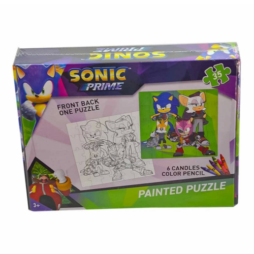 Eğlenceli Oyuncak Sonic Numara Puzzle Kız Erkek Çocuk Eğitici