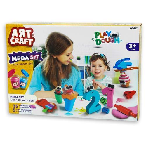 Eğlenceli Oyuncak Dede Art Craft Mega Oyun Hamuru Seti Kız Erkek Çocuk Eğitici