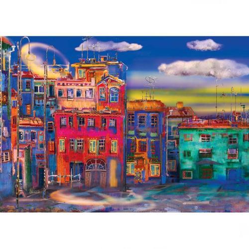 Kız Erkek Çocuk Oyuncak KS Night without the Moon 1000 Parça Puzzle Kız Erkek Çocuk Eğitici Eğitici Oyun