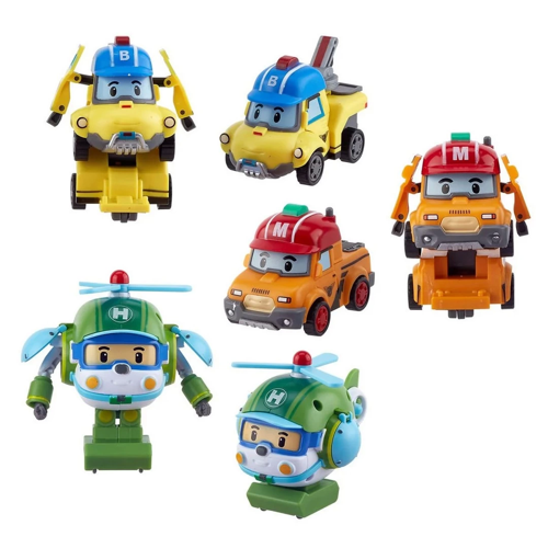 Kız Erkek Çocuk Oyuncak Robocar Poli Transforming Robot Figür Amber Kız Erkek Çocuk Eğitici Eğitici Oyun