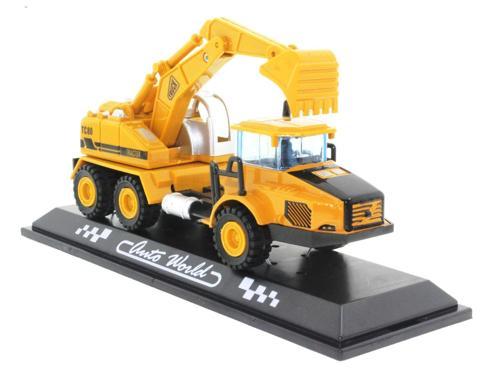 Eğlenceli Oyuncak Die Cast Mini İnşaat Aracı Kepçe Kız Erkek Çocuk Eğitici