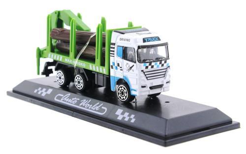 Eğlenceli Oyuncak Die Cast Mini Yeşil Kütük Kamyonu Kız Erkek Çocuk Eğitici