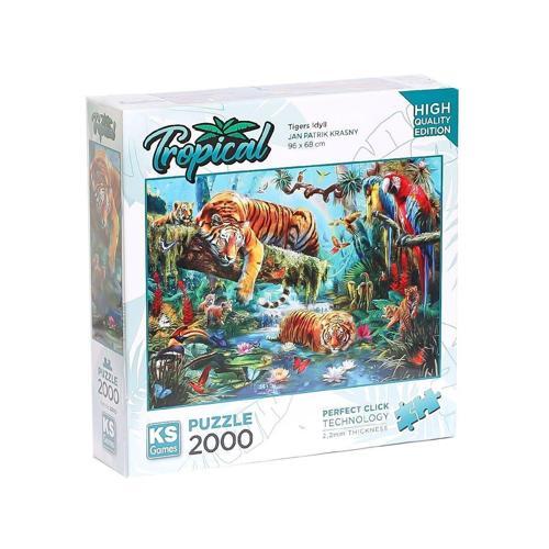 Kız Erkek Çocuk Oyuncak 20727 Kahve İçen Atatürk 1000 Parça Puzzle -KS Puzzle Kız Erkek Çocuk Eğitici Eğ