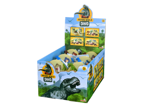 Öğretici Oyuncak 10434255 3Dinozorlar ve Aksesuarlarla Dino Yumurtası, 3'lü Kız Erkek Çocuk Eğiticil