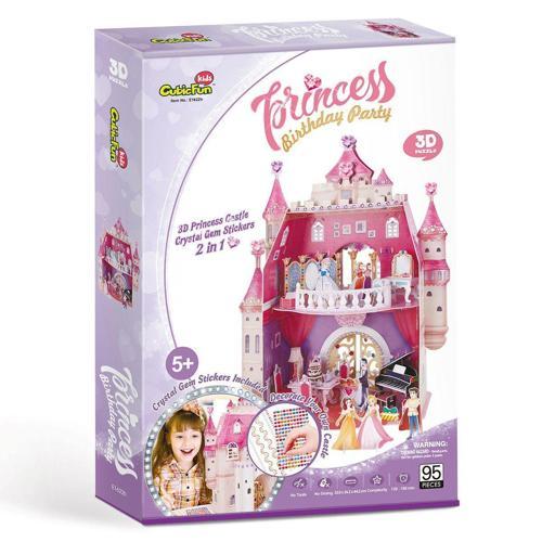 Kız Erkek Çocuk Oyuncak CubicFun Prenses Doğumgünü Şatosu 3D Puzzle - CUB/E1622H Kız Erkek Çocuk Eğitici