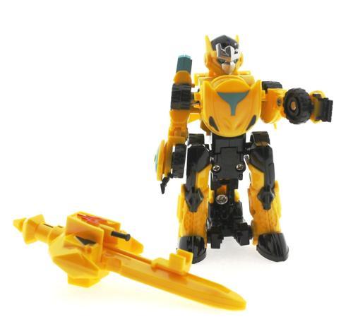 Öğretici Oyuncak Fırlatıcılı Robot Araba Kız Erkek Çocuk Eğitici