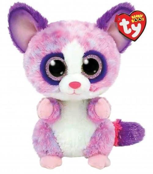 Öğretici Oyuncak TY Peluş Becca the Pink Bush Baby Regular Beanie Boo Kız Erkek Çocuk Eğitici Eği
