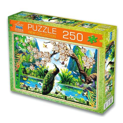 Öğretici Oyuncak 250 Parça Tavus Kuşu Puzzle - LC7191 Kız Erkek Çocuk Eğitici