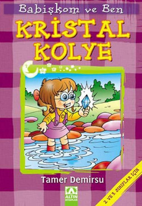 Altın Kitaplar Kristal Kolye