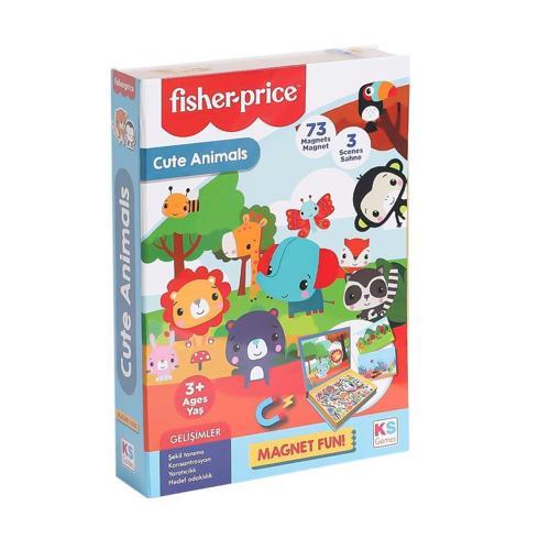 Kız Erkek Çocuk Oyuncak FP 13408 Fisher Price Baby Puzzle Cute Animals -KS Puzzle Kız Erkek Çocuk Eğiticila
