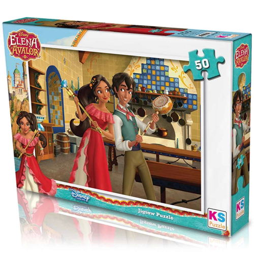 Öğretici Oyuncak KS Elena Avalor 50 Parça Puzzle Kız Erkek Çocuk Eğitici