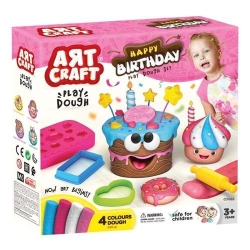 Öğretici Oyuncak Art Craft Doğum Günü Oyun Hamuru Seti 10 Parça Kız Erkek Çocuk Eğitici Eğitici O