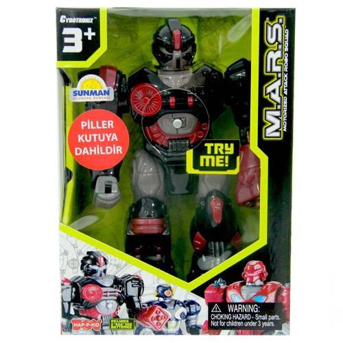 Öğretici Oyuncak Sunman M.A.R.S. Işıklı Yürüyen Robot - S00005767 - 1adet Stokta Olan Gönderilir Kız Erkek Çocuk Oyun