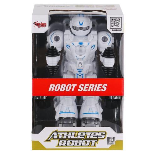 Öğretici Oyuncak DF-6022 Işıklı ve Müzikli Disk Atan Uzay Savaşçısı Robot Kız Erkek Çocuk Eğitici
