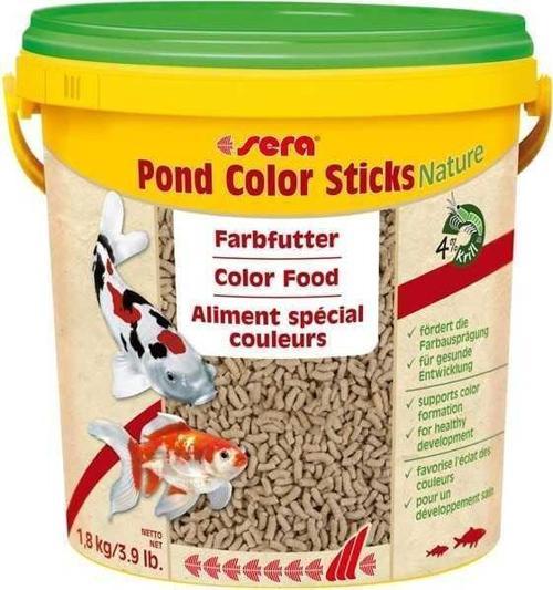 Pond Color Sticks Nature 50 GR Poşette  Japon Koi balığı yemi